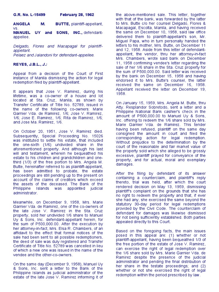 Butte v uy and sons pdf inheritance will and testament