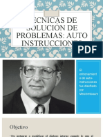 Técnicas de Solución de Problemas - Autoinstrucciones