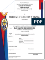 Certificate CFM-Signatory CFB