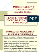 Clase 1 Proyectos