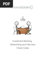 Cheat Codes For Investment Banking Networking and Interviews FINAL 08.11.21