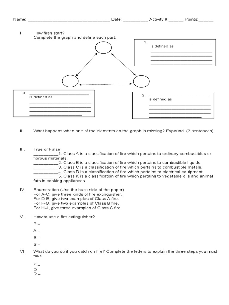 Fire Hazard Quiz PDF Occupational Safety And Health Chemistry