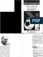 Sorin Alexandrescu - Paradoxul Roman (1998, Editura Univers) - Text