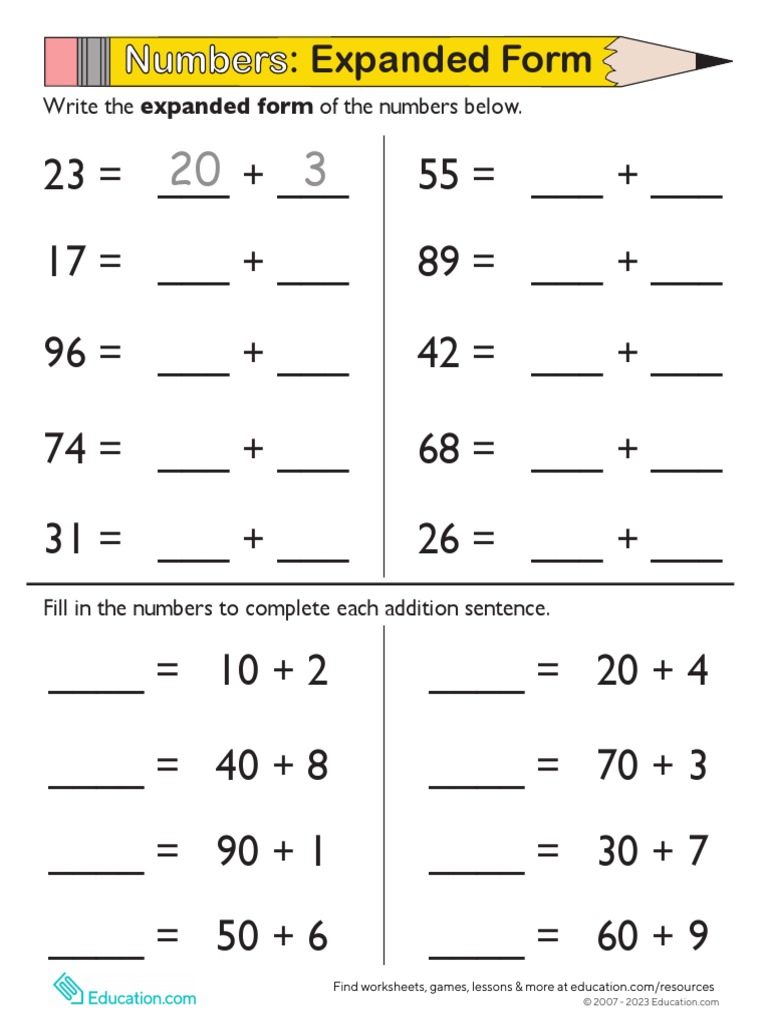 Expandable Numbers | PDF