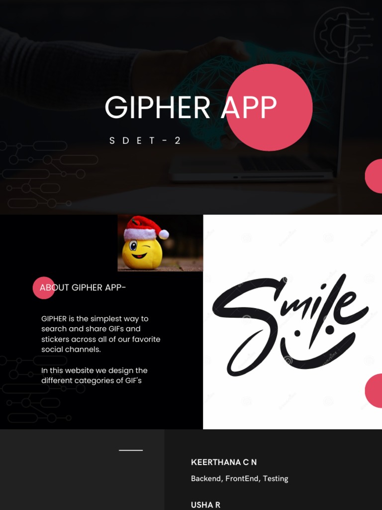 GIPHER App: GIF \u0026 Sticker Sharing Tool | PDF | Selenium (Software) |  Software Testing, image size:768x1024