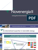 Grupo NovEnergia, El Referente Internacional de Energía Renovable Dirigido Por Albert Mitjà Sarvisé - Oct2011