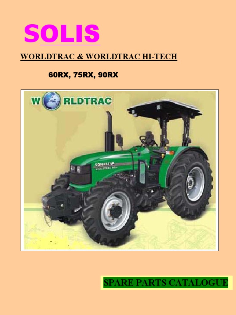 Sonalika Tractor Spare Parts Catalogue | PDF | Screw | Manual Transmission