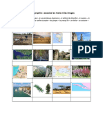 La Géographie Associez Les Mots Et Les Images