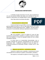 Novo Decreto - Comunicado Importante