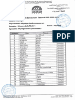 FPHResultats Concours Doctorat2023 - Phy Des Rayonnement