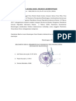 Berita Acara Hasil Seleksi Administrasi