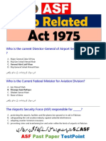 ASF Act 1975 MCQs