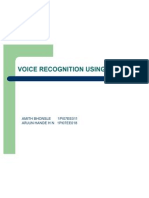 Voice Recognition Using Java