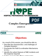 10 Complex Emergencies