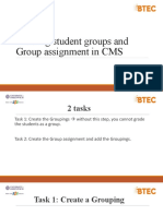 6 - How To Creat Group Assignment On CMS
