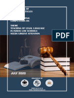 590 - Compilation Teaching of Legal Language in Indian Law Schools