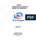 Definisi Klasifikasi Reseptor Sensorik