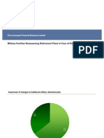 First Command's July 2011 Military Retirement Survey