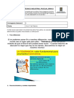 Instituto Técnico Industrial Pascual Bravo: Cronograma Semanal # Fecha