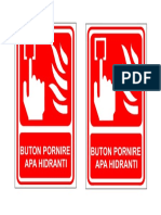 Buton Pornire Apa Hidranti