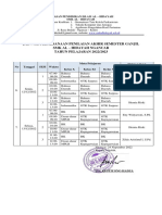 Jadwal Ujian Pas 12-13 Desember 2022 & Ujian Susulan