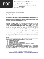 Solicitud y Dictamen de La Junta Nacional de Andrea