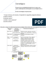 RESUMO - Planejamento Estratégico