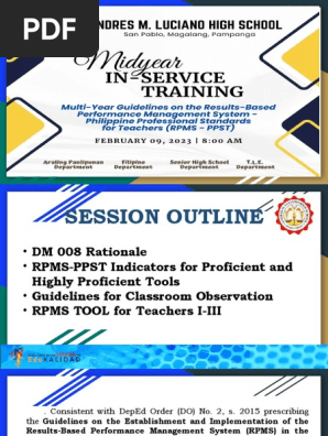 Deped Memorandum No. 008 , s. 2023