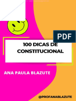 100 Dicas Fatais - CONSTITUCIONAL