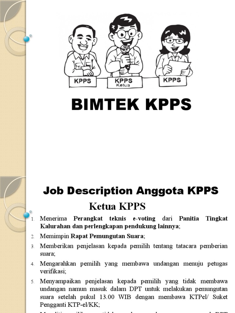 Sosialisasi KPPS 2020 | PDF | Ilmu Sosial