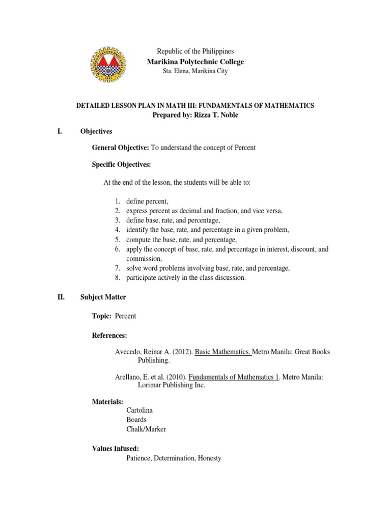 Newly Detailed - LP | PDF | Percentage | Mathematics