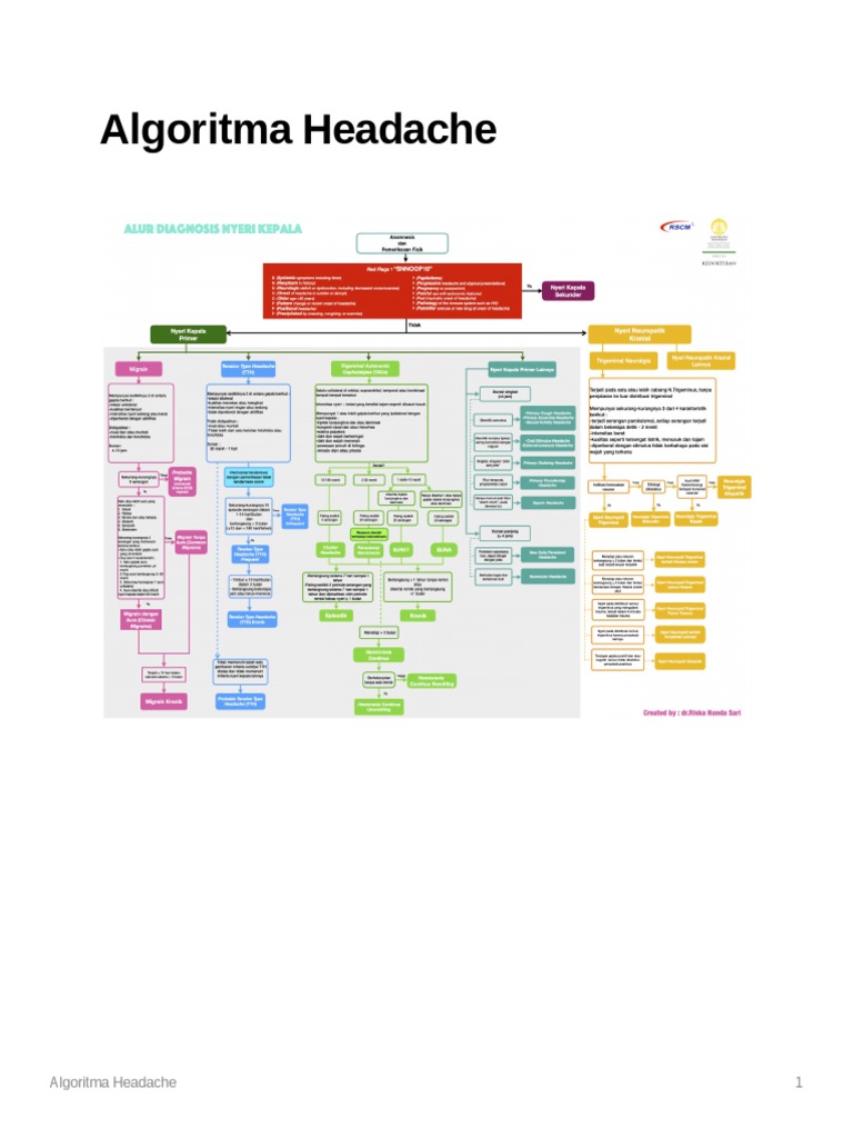 Algoritma Nyeri Kepala | PDF