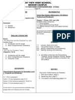 VI - Syllabus 1st Test Week Sep 2022 (1st Term)