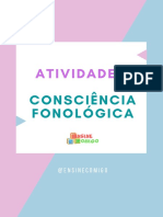ATIVIDADES DE CONSCIE - NCia Fonolo - Gica