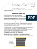 Anforderungen An Verpackung Und Transport