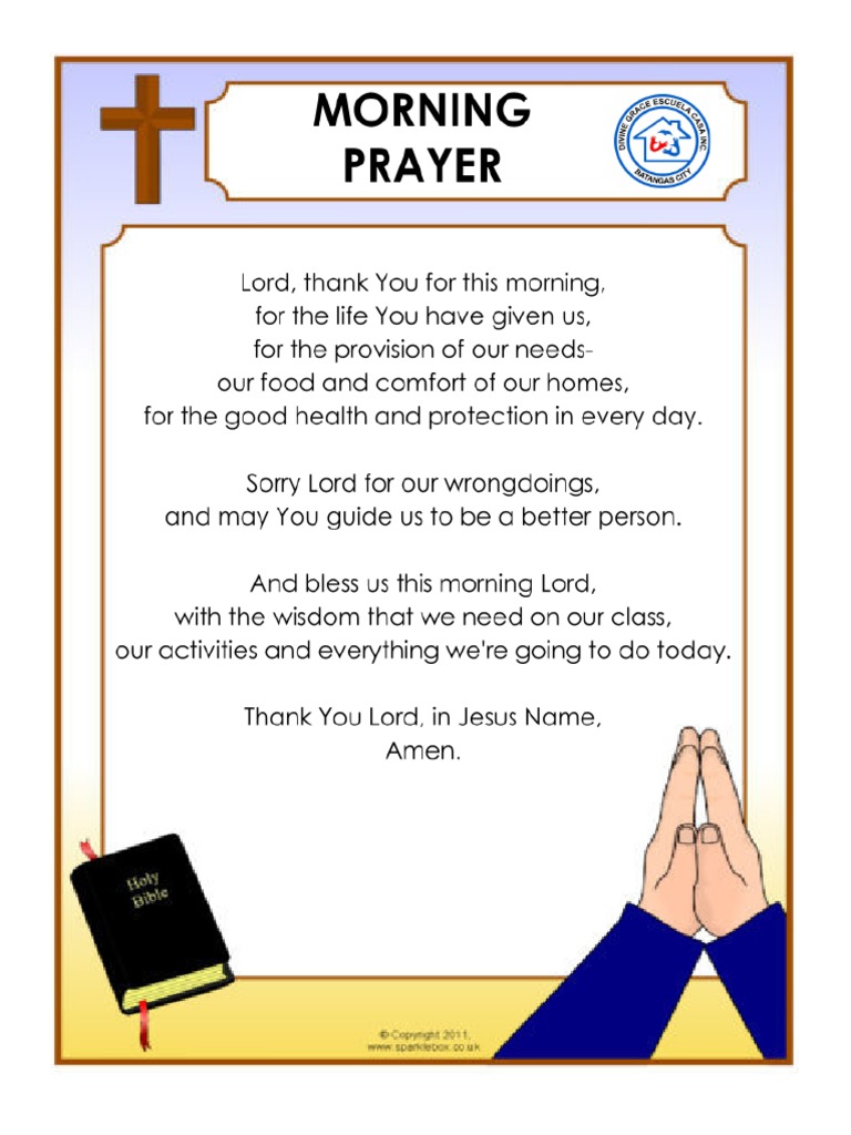 Morning Prayer Pdf