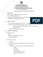 CO2 Semi-Detailed Lesson Plan in MAPEH 8