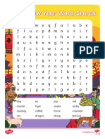 Lunar New Year Word Search Puzzle
