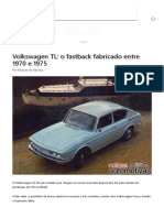 Volkswagen TL - o Fastback Fabricado Entre 1970 e 1975 - Notícias Automotivas
