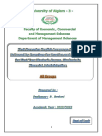 دروس السداسي الأول - وحدة اللغة الانجليزية - ماستر1 ادارة مالية - أ. ب.براهمي