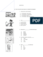 English Year 2 Exam