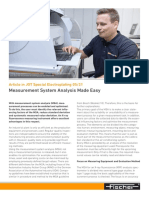 Measurement System Analysis Made Easy JOT-Article HELMUT FISCHER GMBH