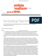 Re-Thinking Objectivity - Columbia Journalism Review