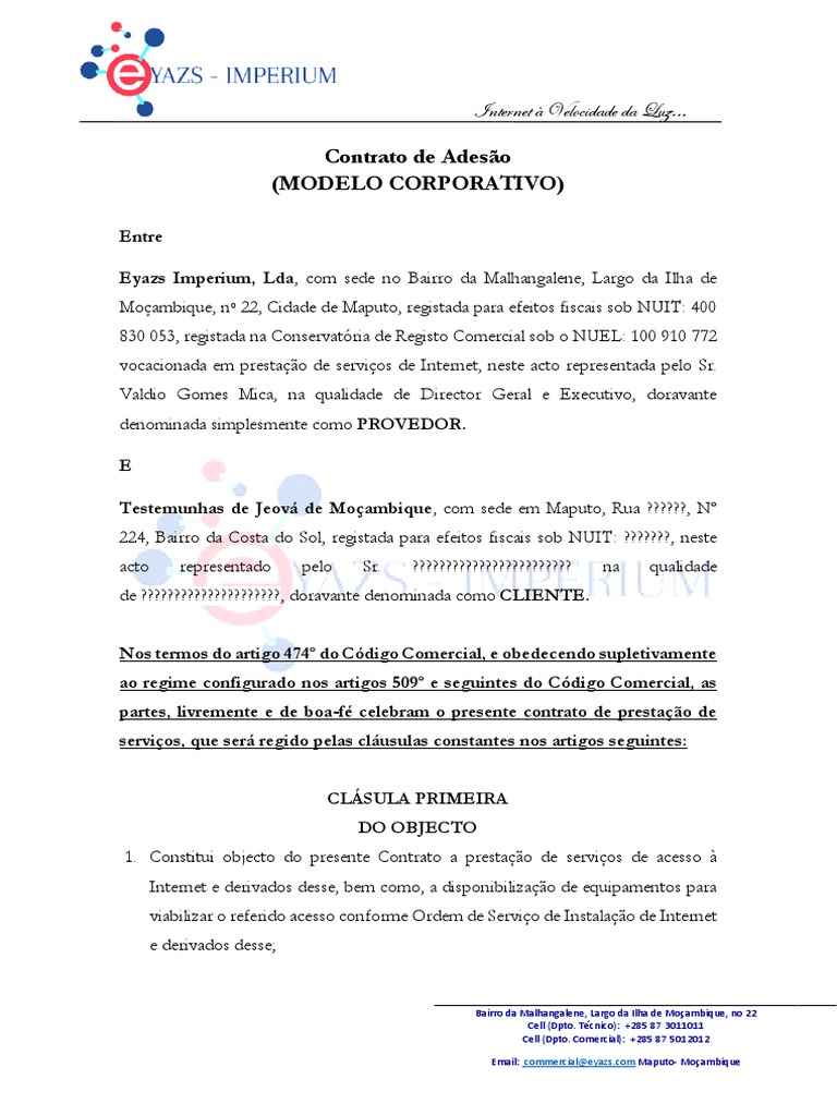 Contrato de Adesao T.jeovA PDF Acesso à