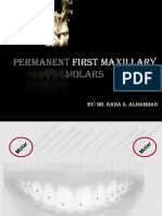 Rds 110 1st Maxillary Molars-Dr - Rana S.alhamdan