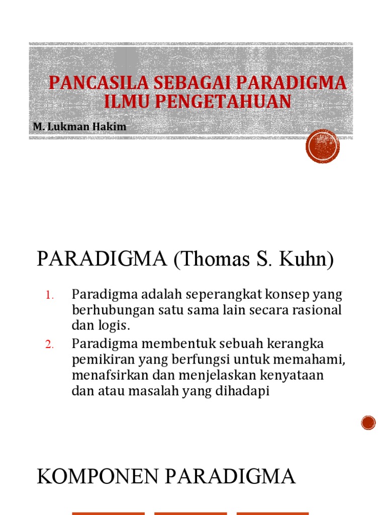 Pancasila dalam Pengembangan Ilmu Nasional | PDF | Filsafat