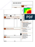 Near Miss Report