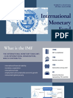 International Monetary Fund: Markova Anastasia Zhurba Alexander