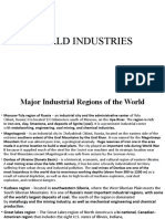 Major Industrial Regions of World