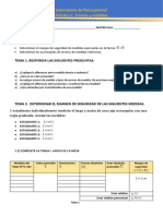 Practica 1. Laboratorio de Fisica General R1-23. Errores y Medidas